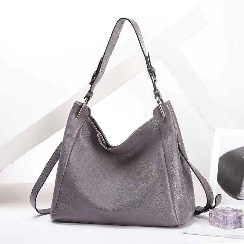 Ladies Large Soft Genuine Leather Hobo Bag LH2910_5 Colors