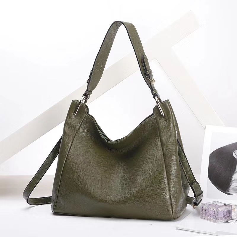 Ladies Large Soft Genuine Leather Hobo Bag LH2910_5 Colors
