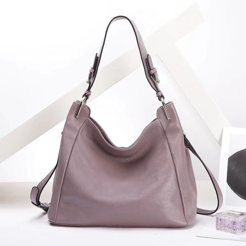 Ladies Large Soft Genuine Leather Hobo Bag LH2910_5 Colors