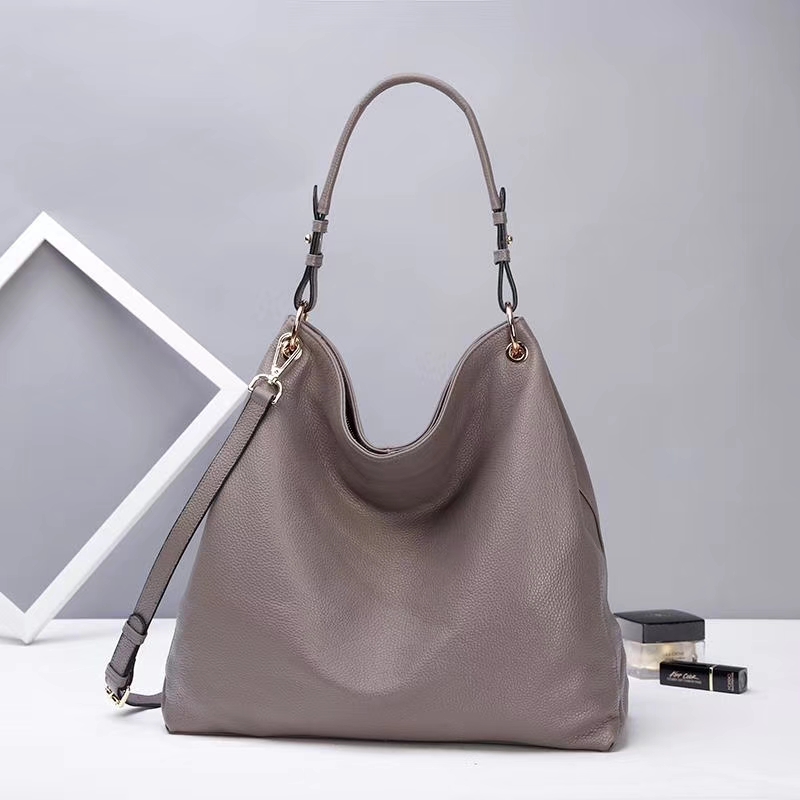 Large Soft Genuine Leather Hobo Bag for Women LH2909_5 Colors