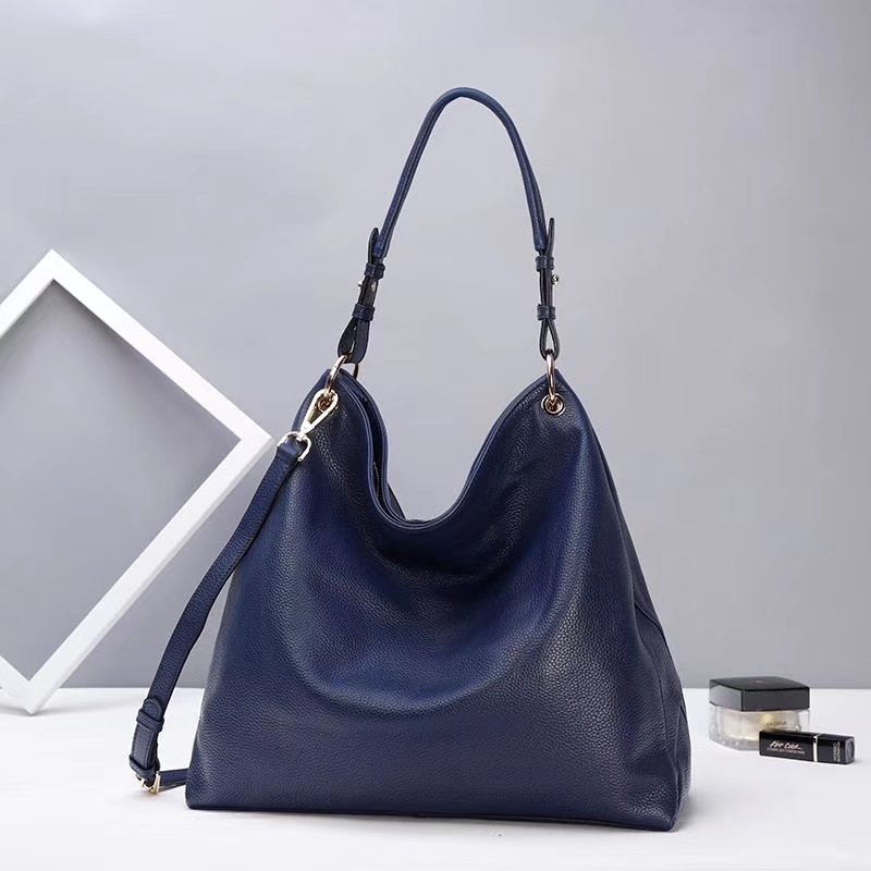 Large Soft Genuine Leather Hobo Bag for Women LH2909_5 Colors