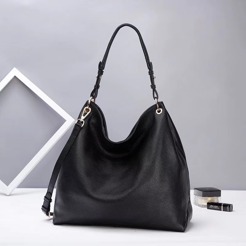 Large Soft Genuine Leather Hobo Bag for Women LH2909_5 Colors