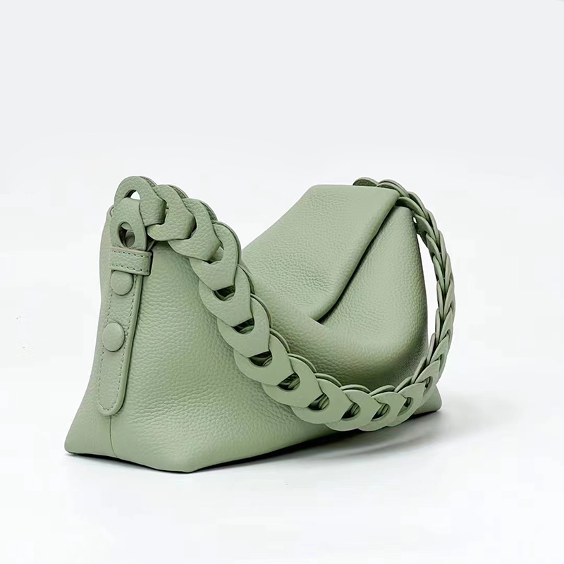 Pebbled Leather Hobo Bag Ladies Slouchy Purse LH3413_4 Colors