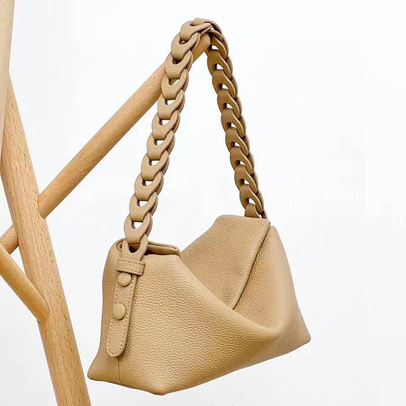 Pebbled Leather Hobo Bag Ladies Slouchy Purse LH3413_4 Colors