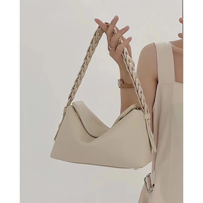 Pebbled Leather Hobo Bag Ladies Slouchy Purse LH3413_4 Colors