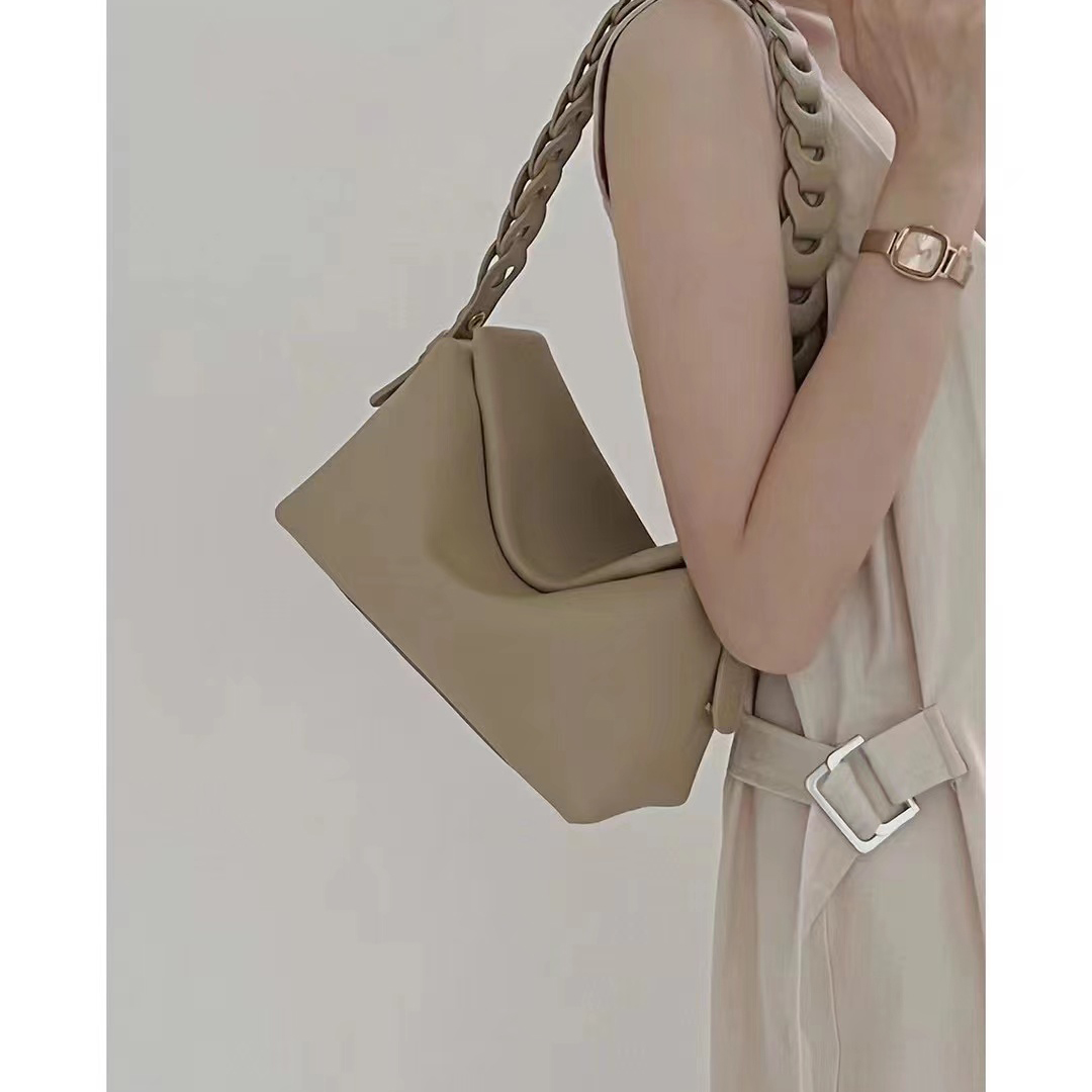 Pebbled Leather Hobo Bag Ladies Slouchy Purse LH3413_4 Colors