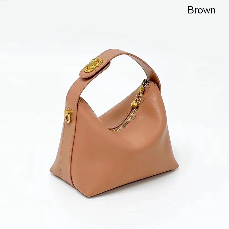 Real Leather Hobo Bag Womens Slouchy Purse LH3409_3 Colors