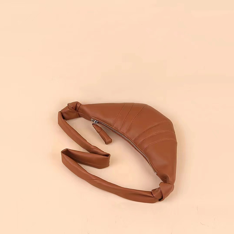 Soft Croissant Pattern Leather Hobo Bag LH3446_5 Colors