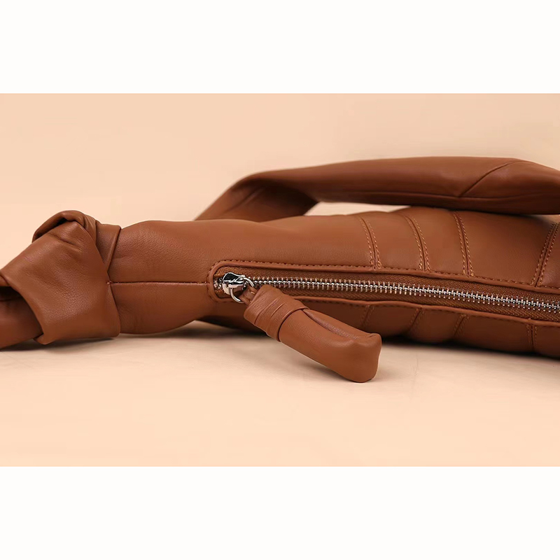 Soft Croissant Pattern Leather Hobo Bag LH3446_5 Colors