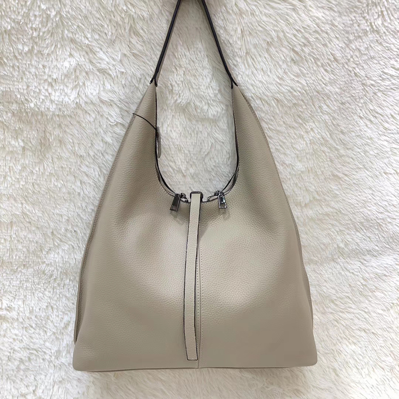Soft Genuine Leather Hobo Slouchy Bag LH2799_4 Colors