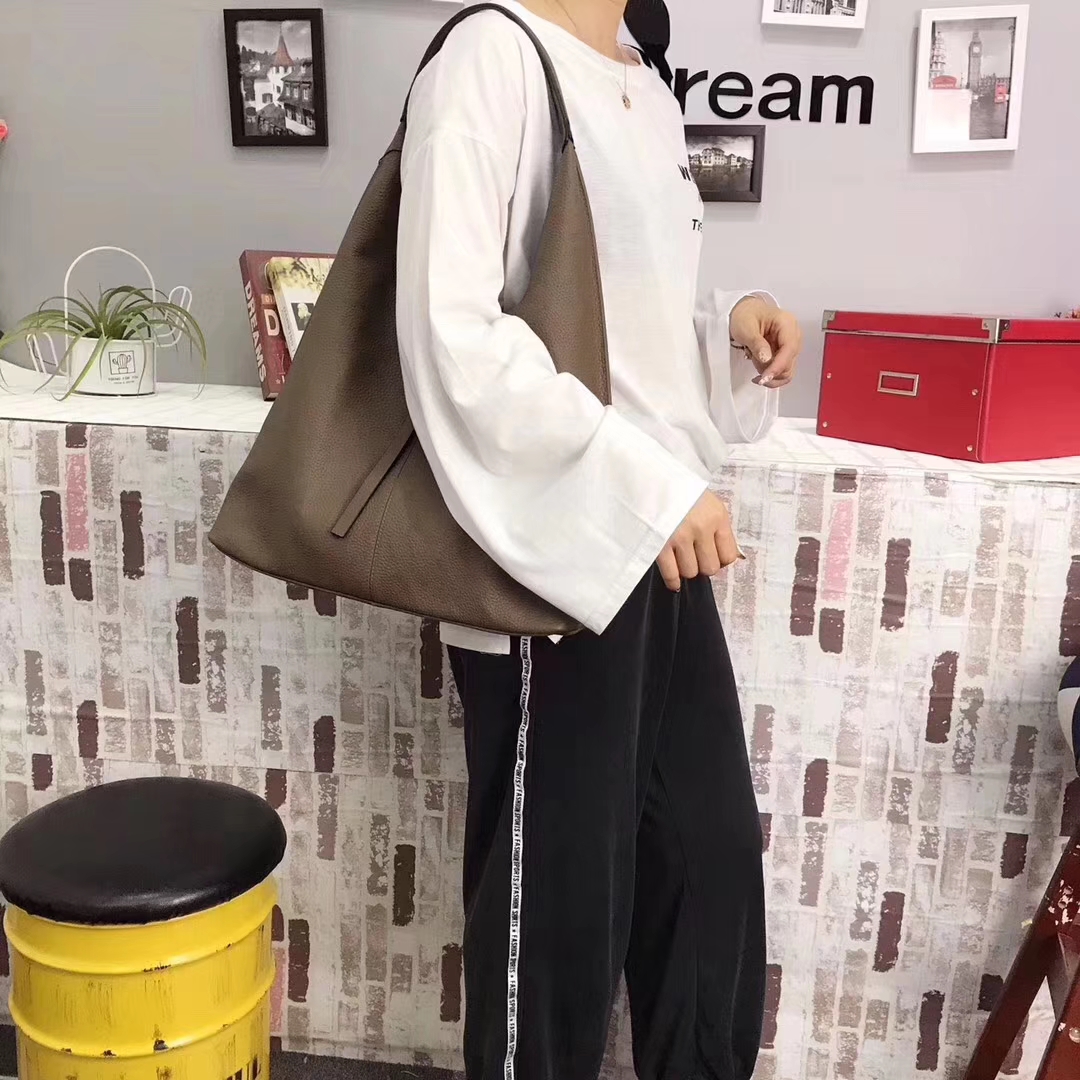 Soft Genuine Leather Hobo Slouchy Bag LH2799_4 Colors