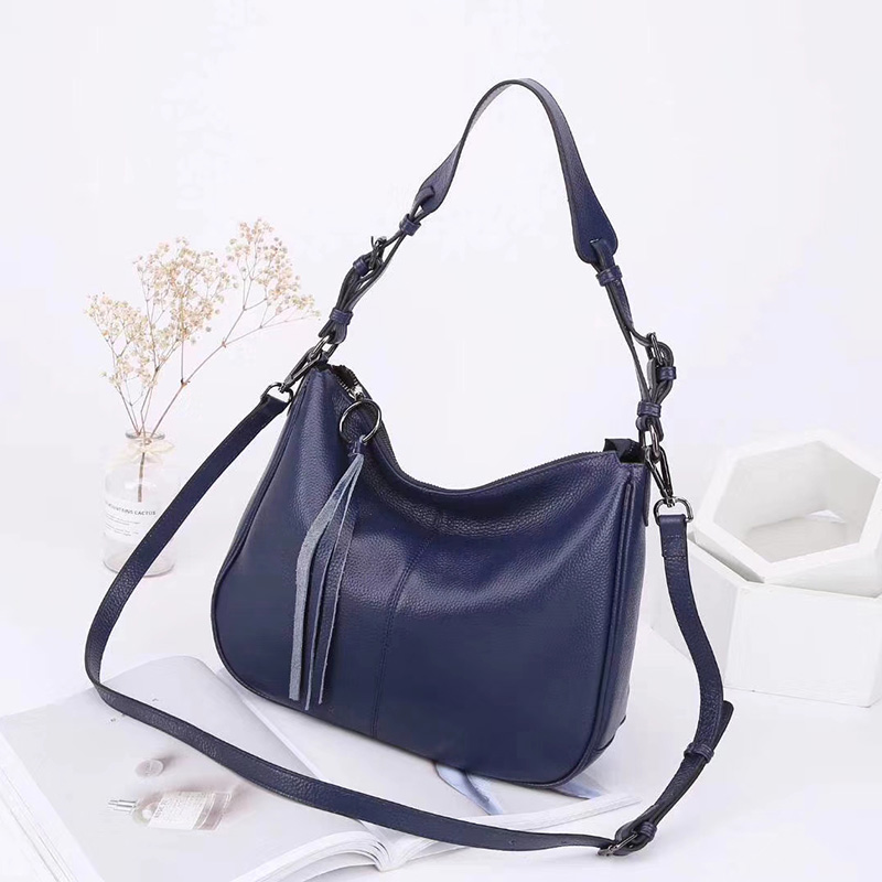Soft Women Leather Hobo Handbag LH2916_6 Colors