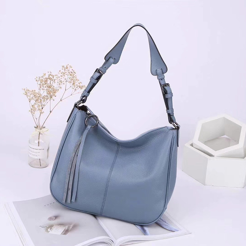 Soft Women Leather Hobo Handbag LH2916_6 Colors