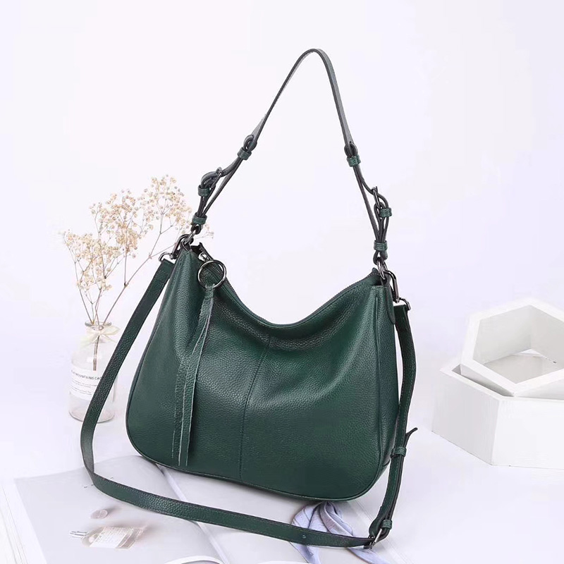 Soft Women Leather Hobo Handbag LH2916_6 Colors