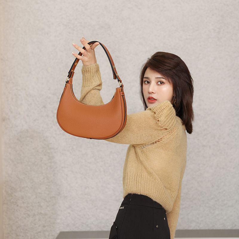 Supple Leather Hobo Slouchy Bag for Women LH3193_4 Colors