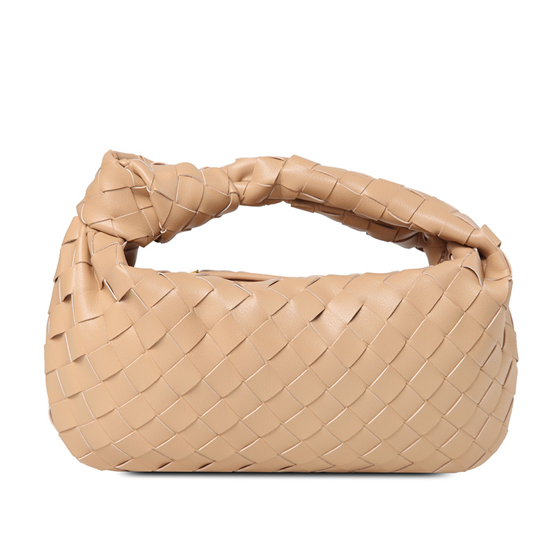 Woven Sheepskin Leather Hobo Bag LH3267_4 Colors