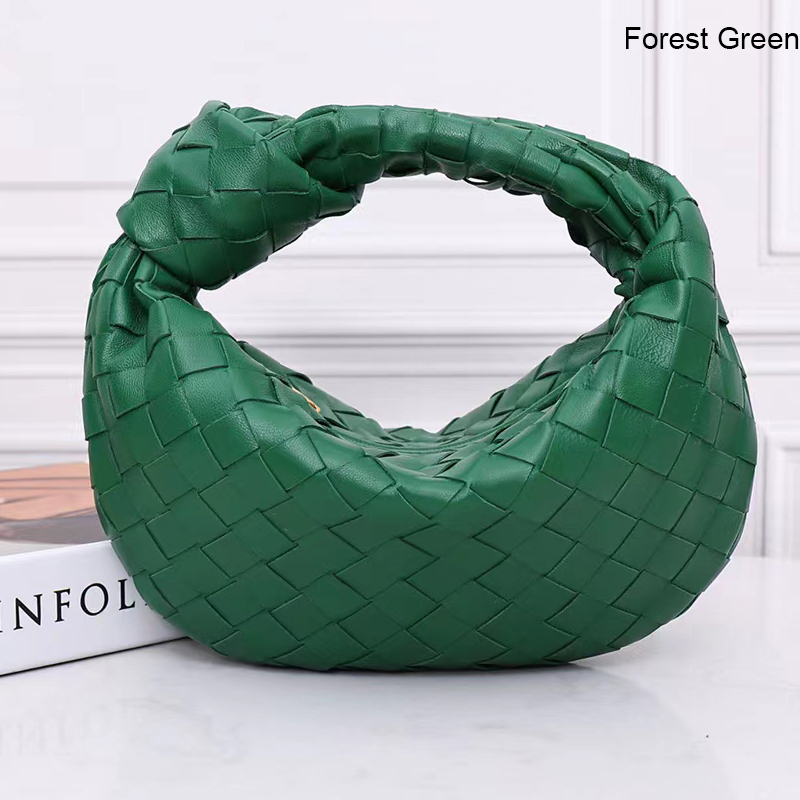 Woven Sheepskin Leather Hobo Bag LH3267_4 Colors