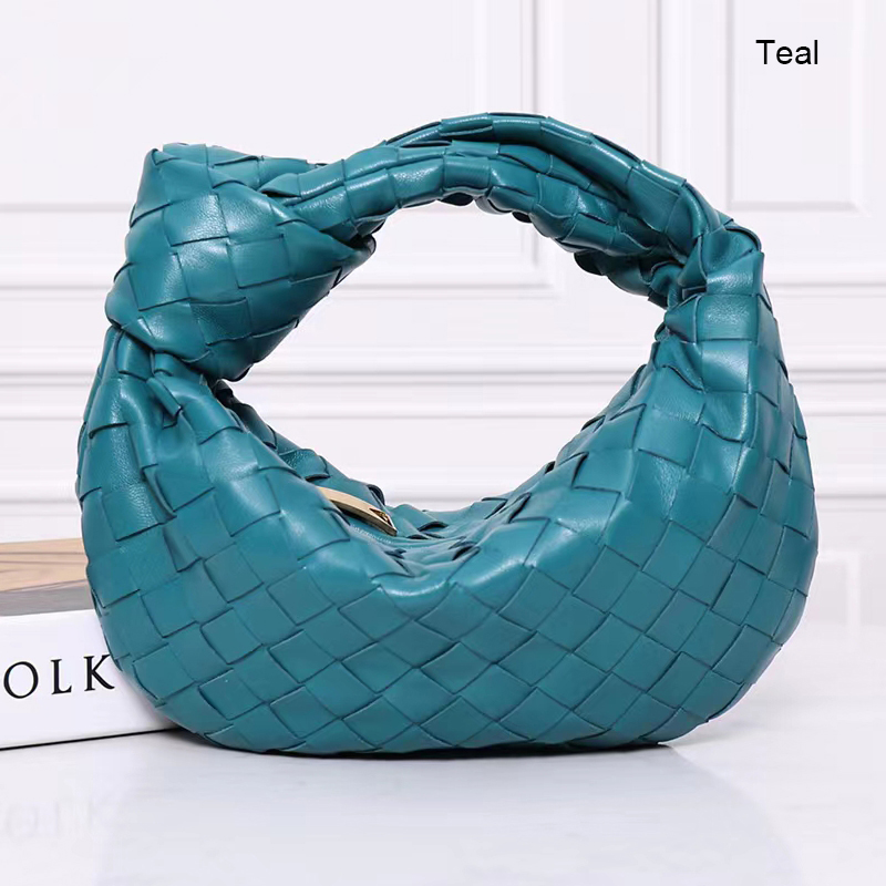 Woven Sheepskin Leather Hobo Bag LH3267_4 Colors