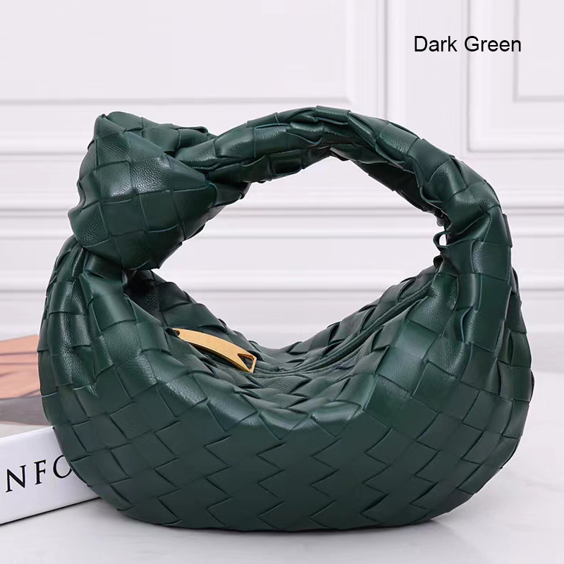 Woven Sheepskin Leather Hobo Bag LH3267_4 Colors