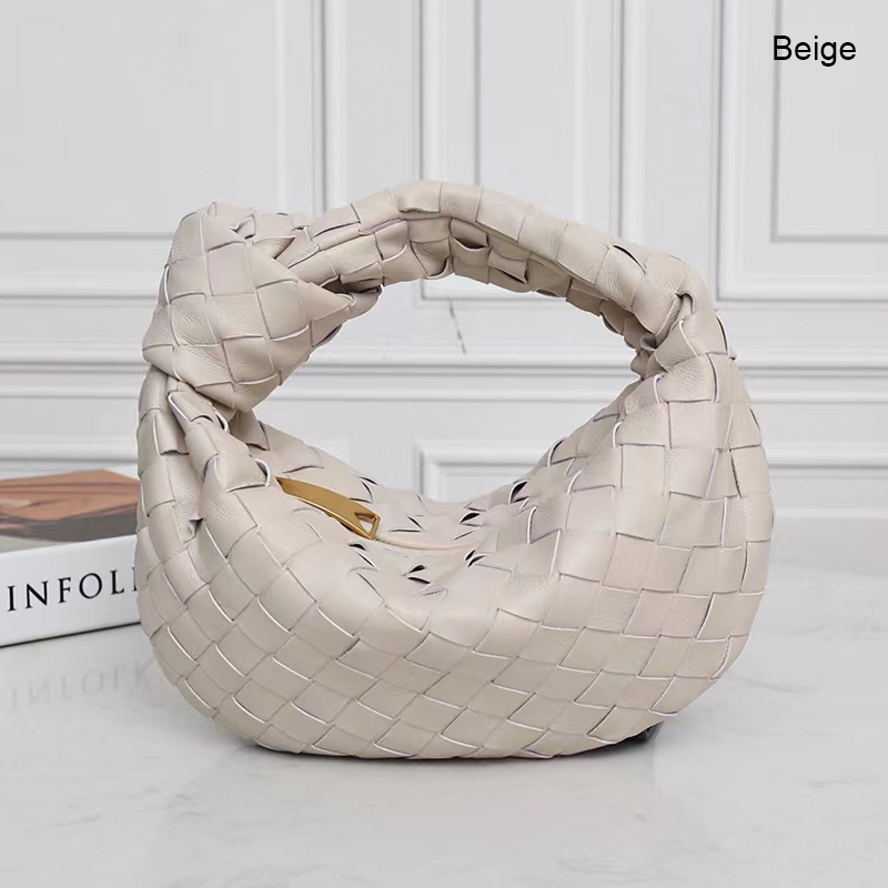 Woven Sheepskin Leather Hobo Bag LH3267_4 Colors