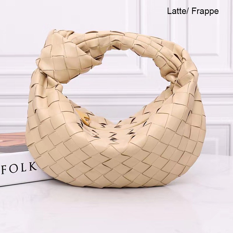 Woven Sheepskin Leather Hobo Bag LH3267_4 Colors