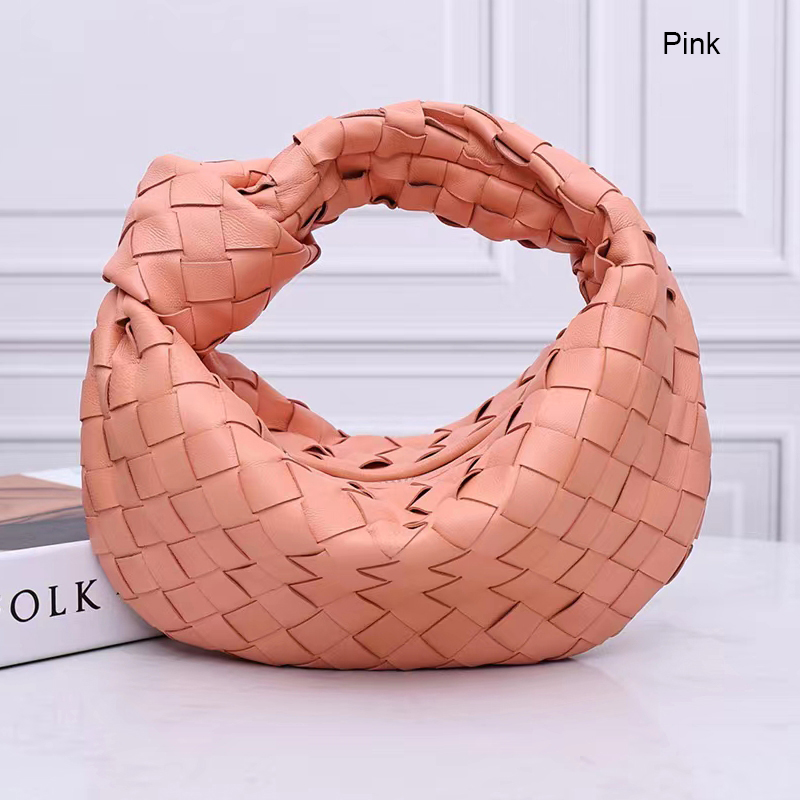 Woven Sheepskin Leather Hobo Bag LH3267_4 Colors
