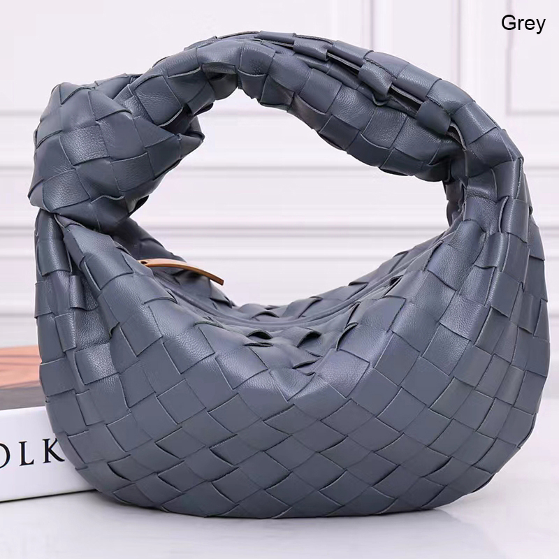 Woven Sheepskin Leather Hobo Bag LH3267_4 Colors