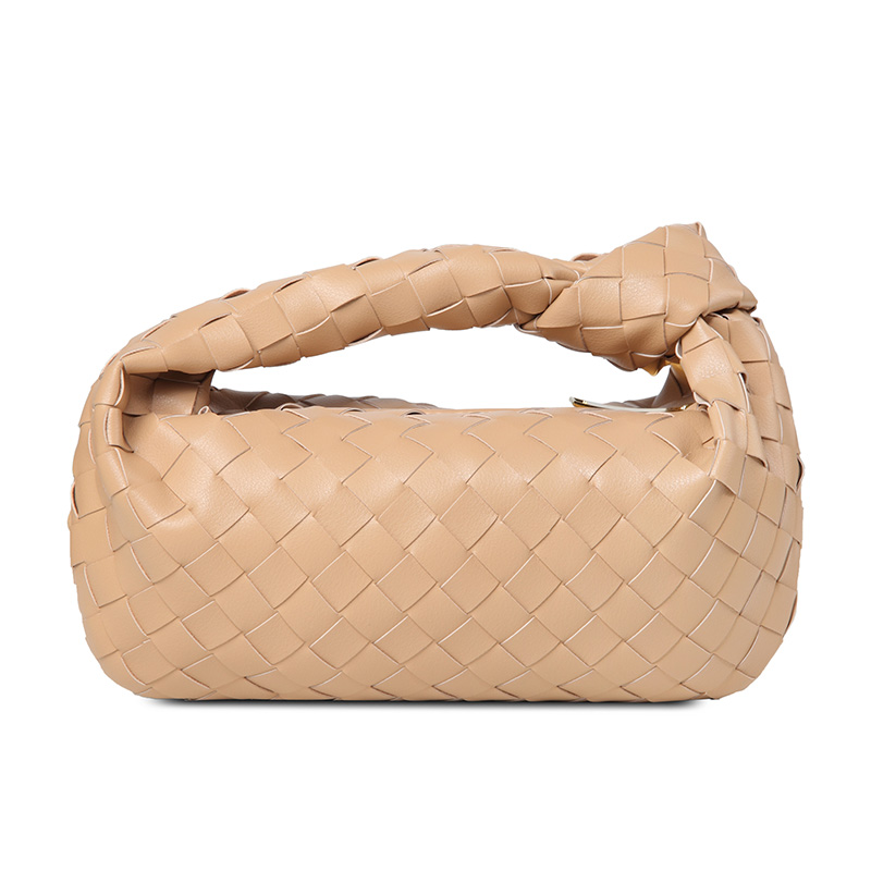 Woven Sheepskin Leather Hobo Bag LH3267_4 Colors