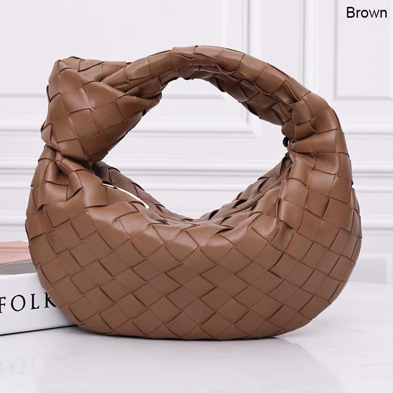 Woven Sheepskin Leather Hobo Bag LH3267_4 Colors