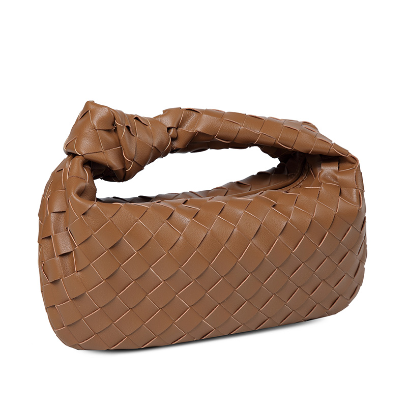 Woven Sheepskin Leather Hobo Bag LH3267_4 Colors