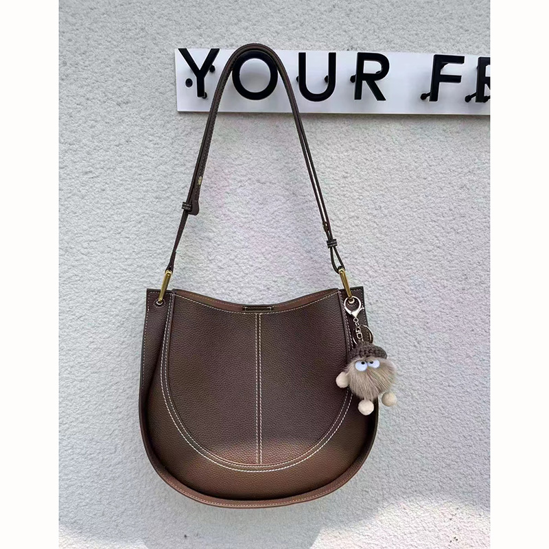 Casual Leather Hobo Bag Shoulder Bag for Women LH3418_4 Colors