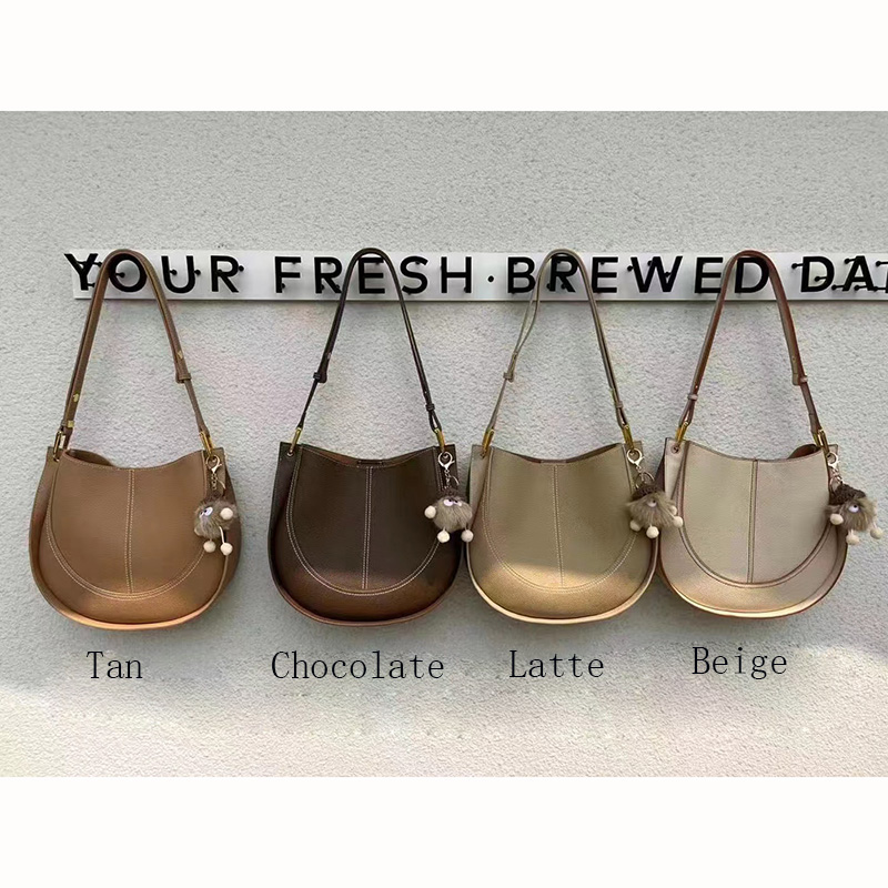 Casual Leather Hobo Bag Shoulder Bag for Women LH3418_4 Colors