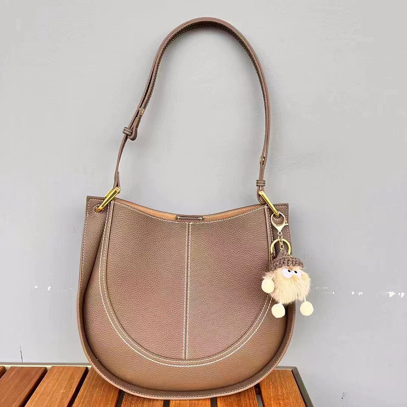 Casual Leather Hobo Bag Shoulder Bag for Women LH3418_4 Colors