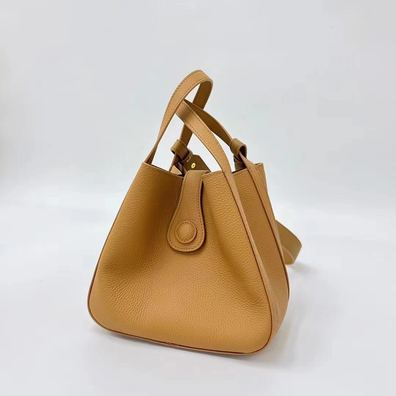 Crossbody Genuine Leather Barrel Bag Women Shoulder Purse 3529_4 Colors