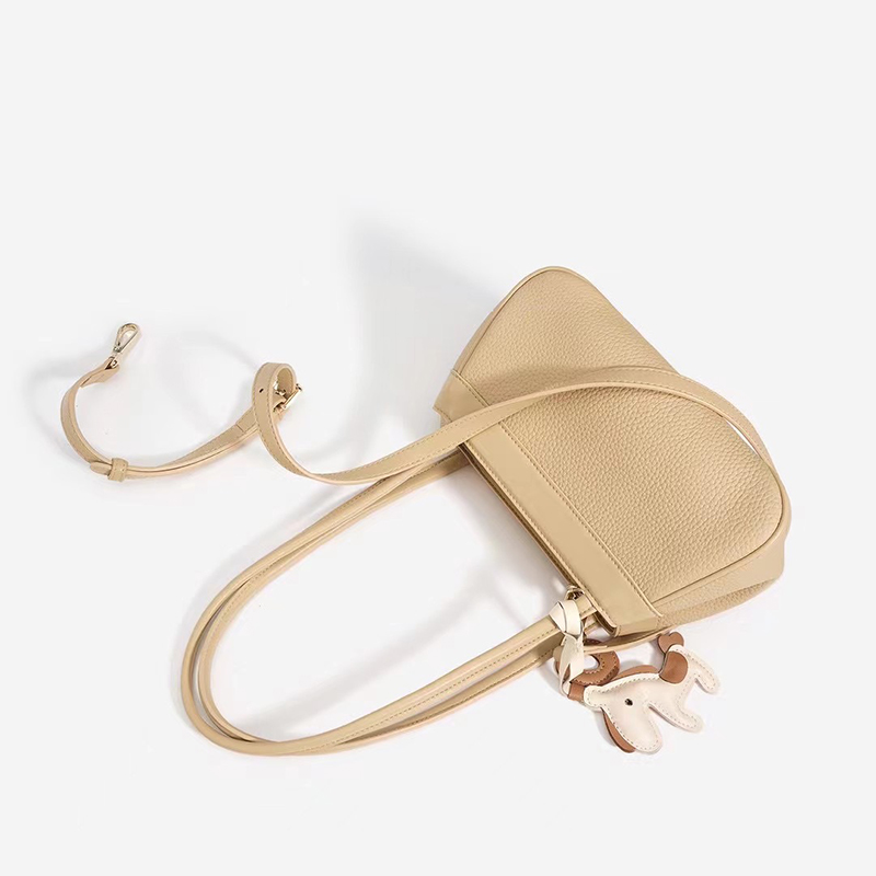 Elegant Real Leather Tote Shoulder Bag LH3576_4 Colors