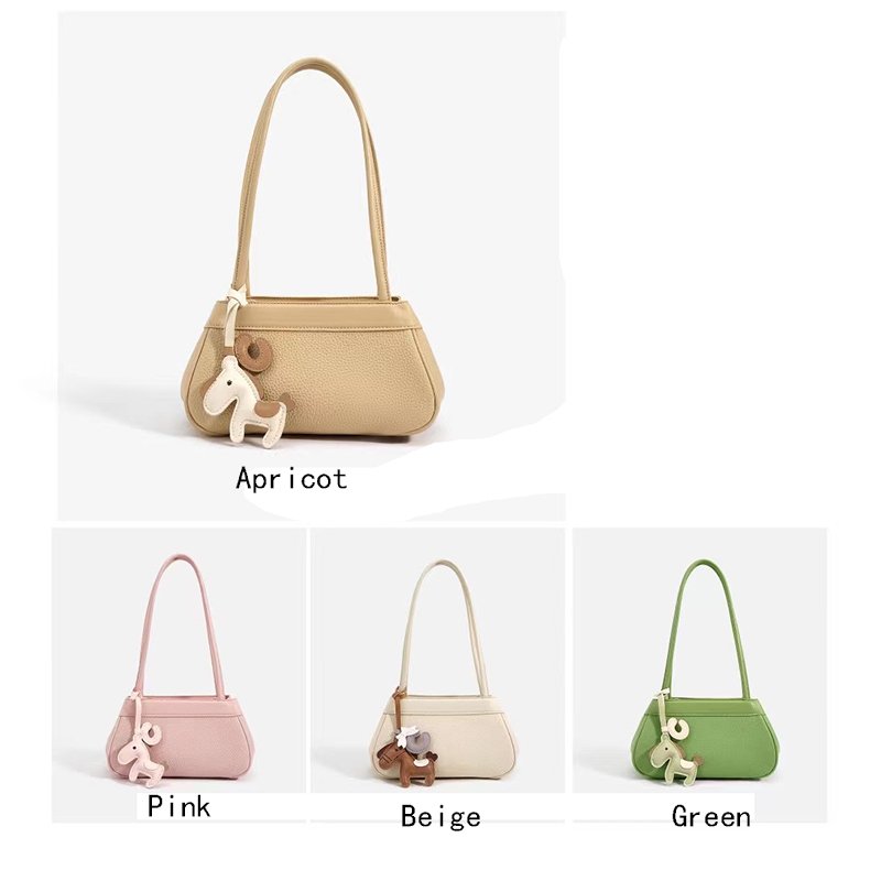 Elegant Real Leather Tote Shoulder Bag LH3576_4 Colors