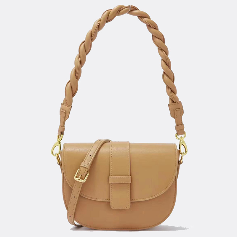 Flap Cowhide Leather Shoulder Bag 3335_4 Colors