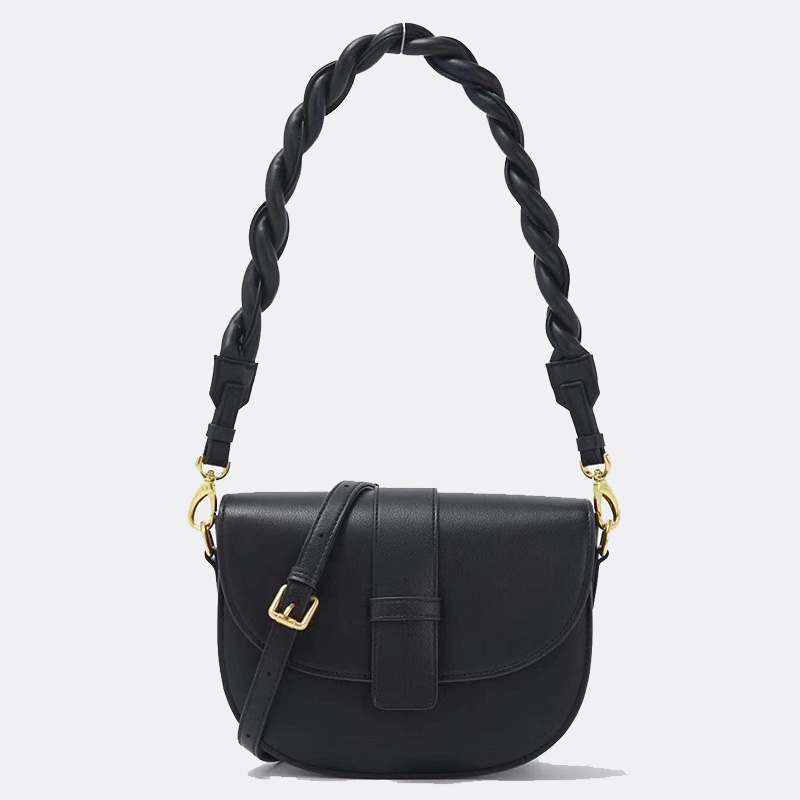 Flap Cowhide Leather Shoulder Bag 3335_4 Colors