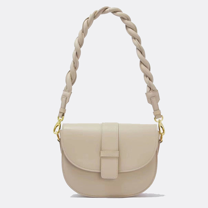 Flap Cowhide Leather Shoulder Bag 3335_4 Colors