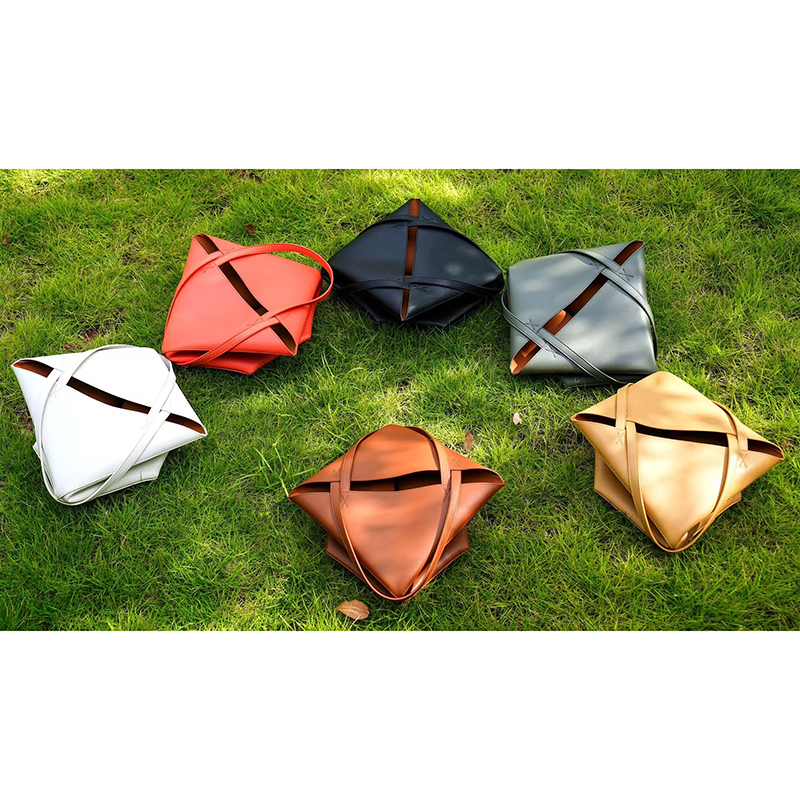 Foldable Cute Leather Handbags for Women LH3597L_6 Colors