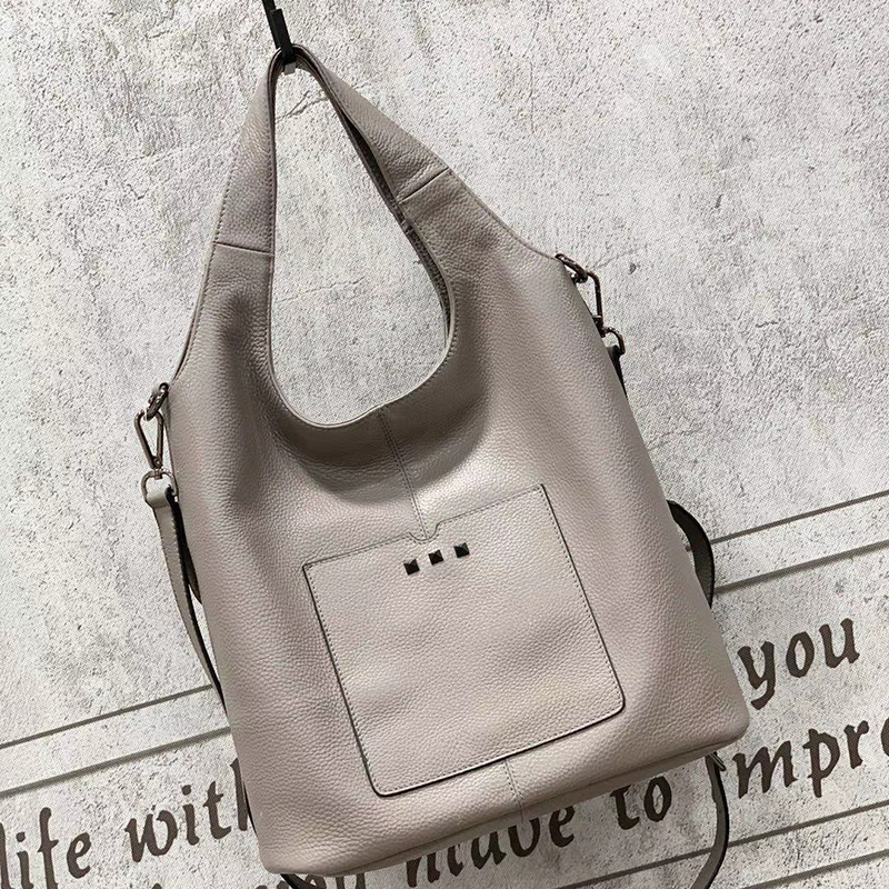 Genuine Leather Shoulder Bag Women Purse LH3073_5 Colors