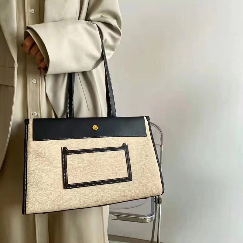 Large Capacity Leather Shoulder Bag Women Handbag LH3417_2 Colors