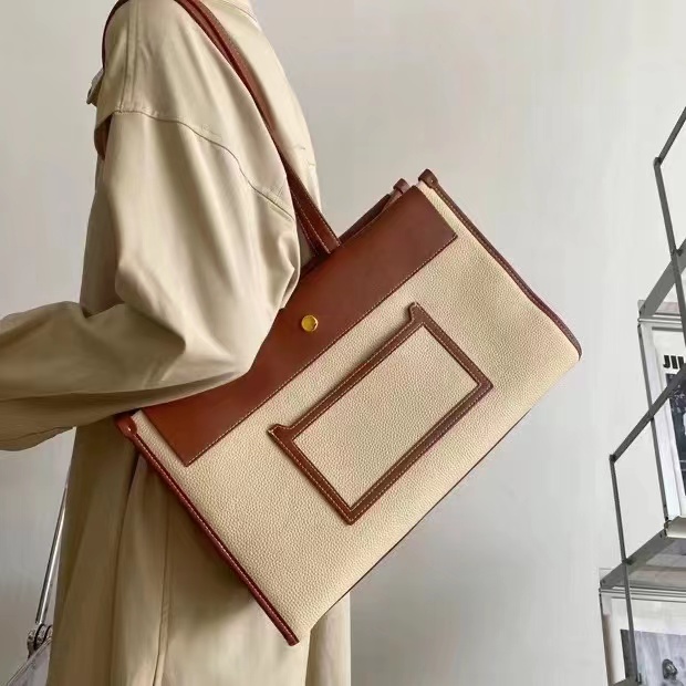 Large Capacity Leather Shoulder Bag Women Handbag LH3417_2 Colors