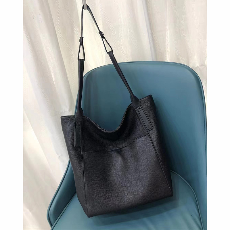 Large Genuine Leather Hobo Shoulder Bag LH3342_5 Colors