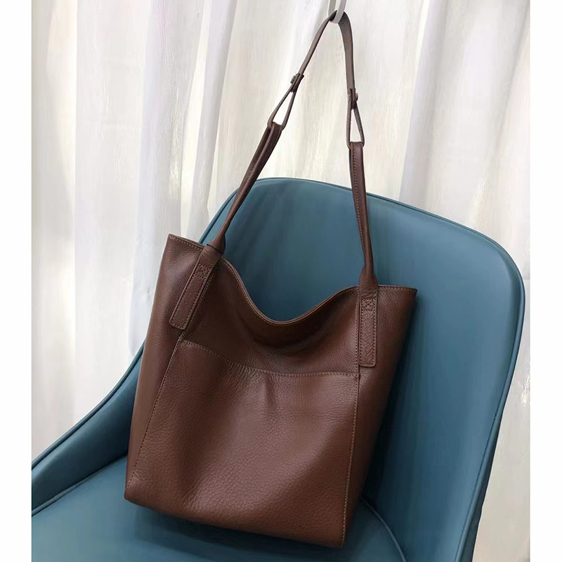 Large Genuine Leather Hobo Shoulder Bag LH3342_5 Colors