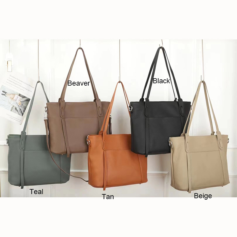 Large Ladies Leather Shoulder Bag Fashion Handbags LH3621_5 Colors