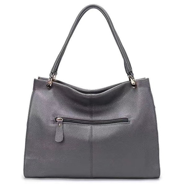 Large Leather Tote Shoulder Bag LH2972_ 8 Colors