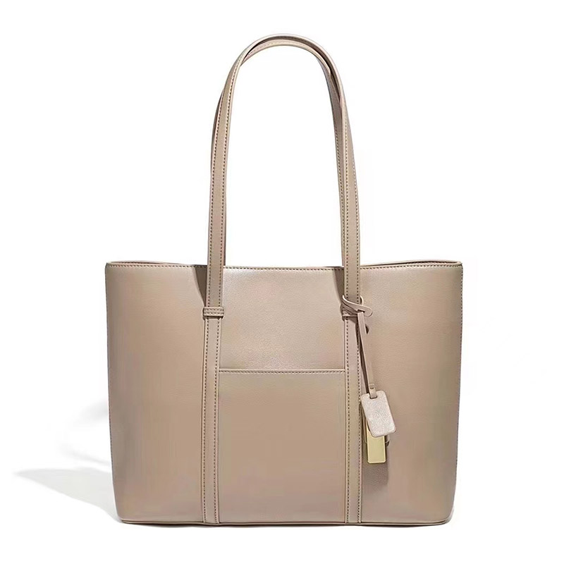 Large Personalized Leather Shoulder Bag LH3414_3 Colors