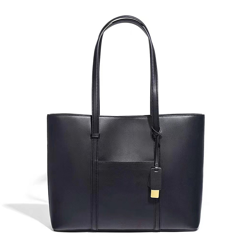 Large Personalized Leather Shoulder Bag LH3414_3 Colors