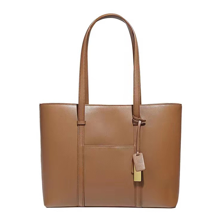 Large Personalized Leather Shoulder Bag LH3414_3 Colors